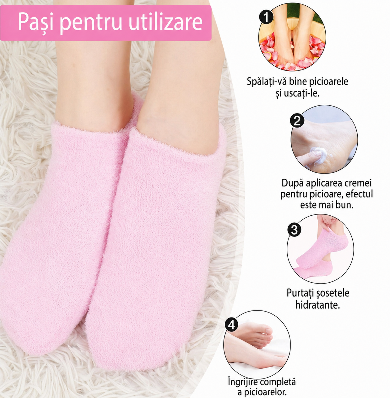Șosete Magice pentru Picioare Fine
